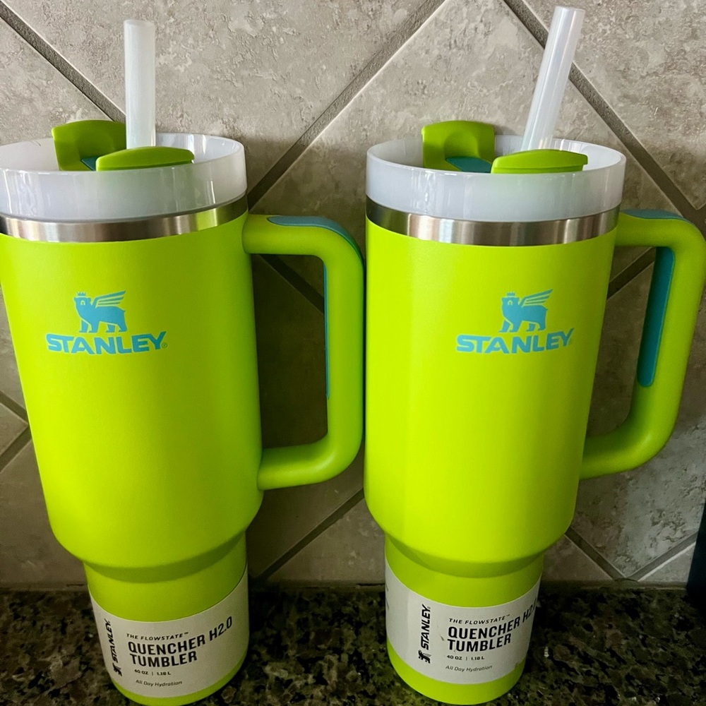 Stanley Bright Green Quencher Tumbler Set